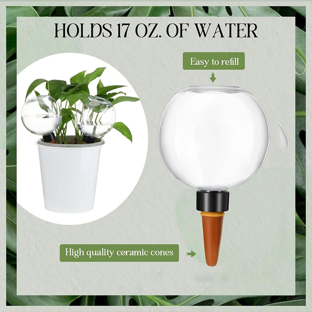 Plant Watering Globe - 500ML Self Watering Globes Drip Irrigation
