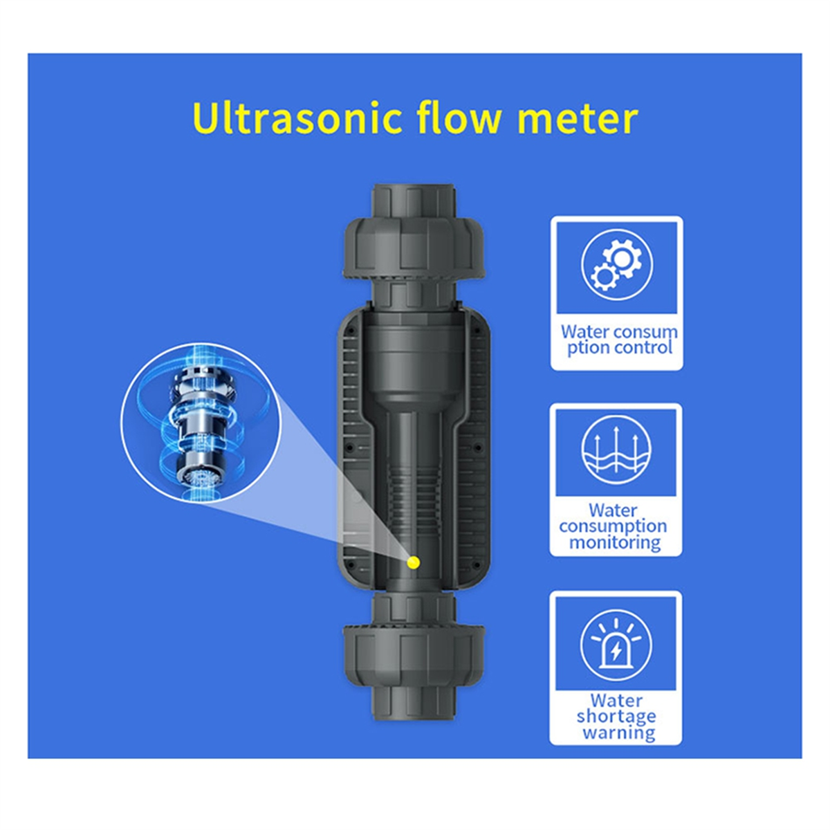 Smart Garden Iot - Solar Smart Water Timer Motorized Valve