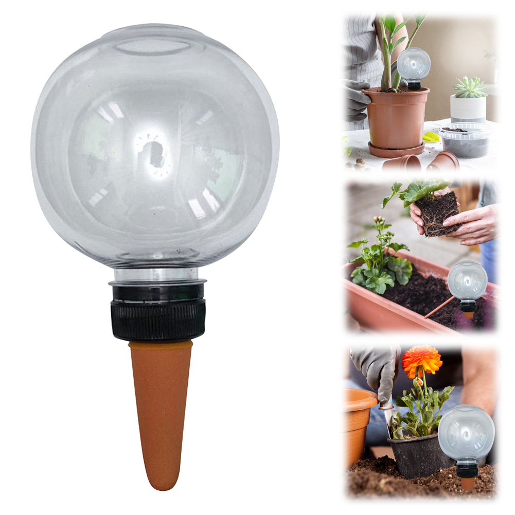 Plant Watering Globe - 4Pcs 500ML Plant Watering Globes Transparent