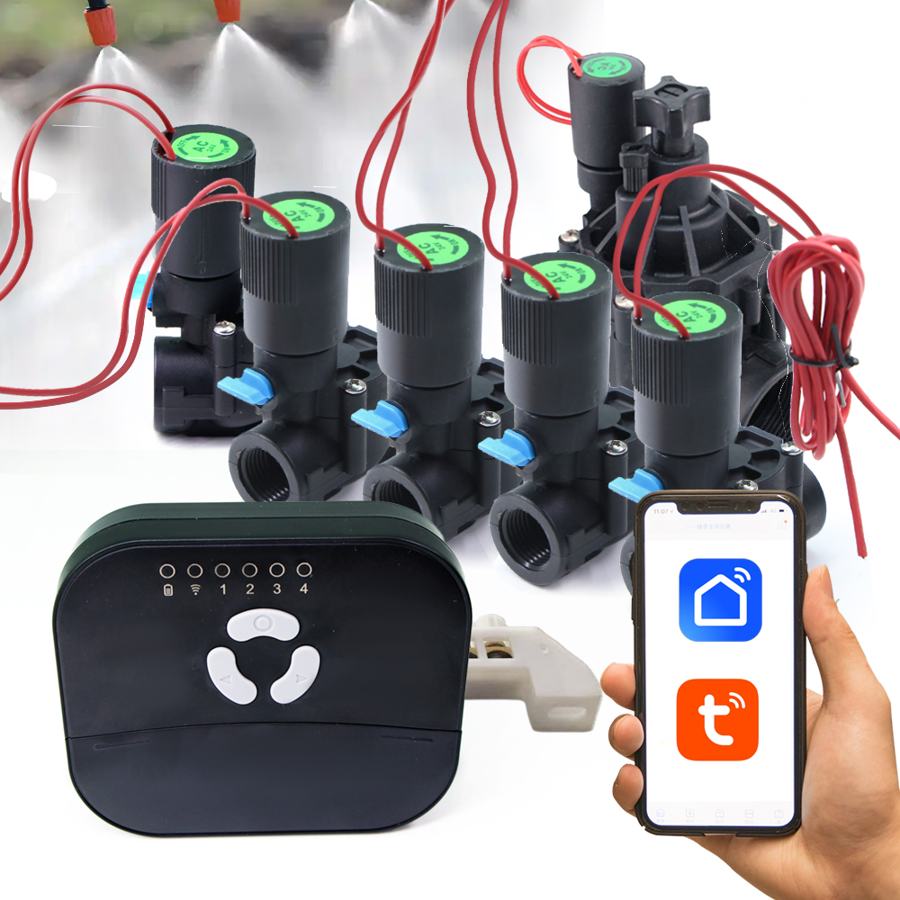 Smart Garden Water Timer - Garden Hose Solenoid Valve Controller Lawn