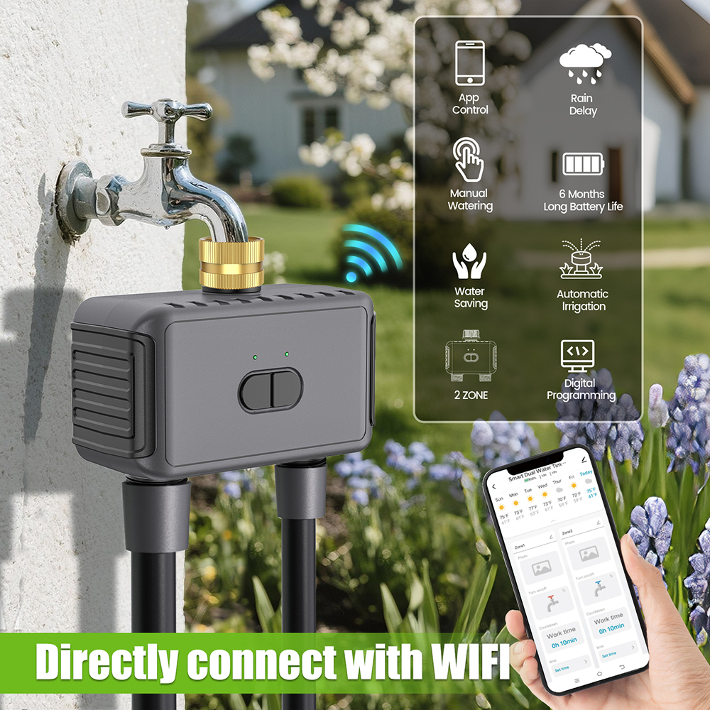 Tuya WiFi Water Timer Smart 2  - Smart Garden Iot recensie en prijs