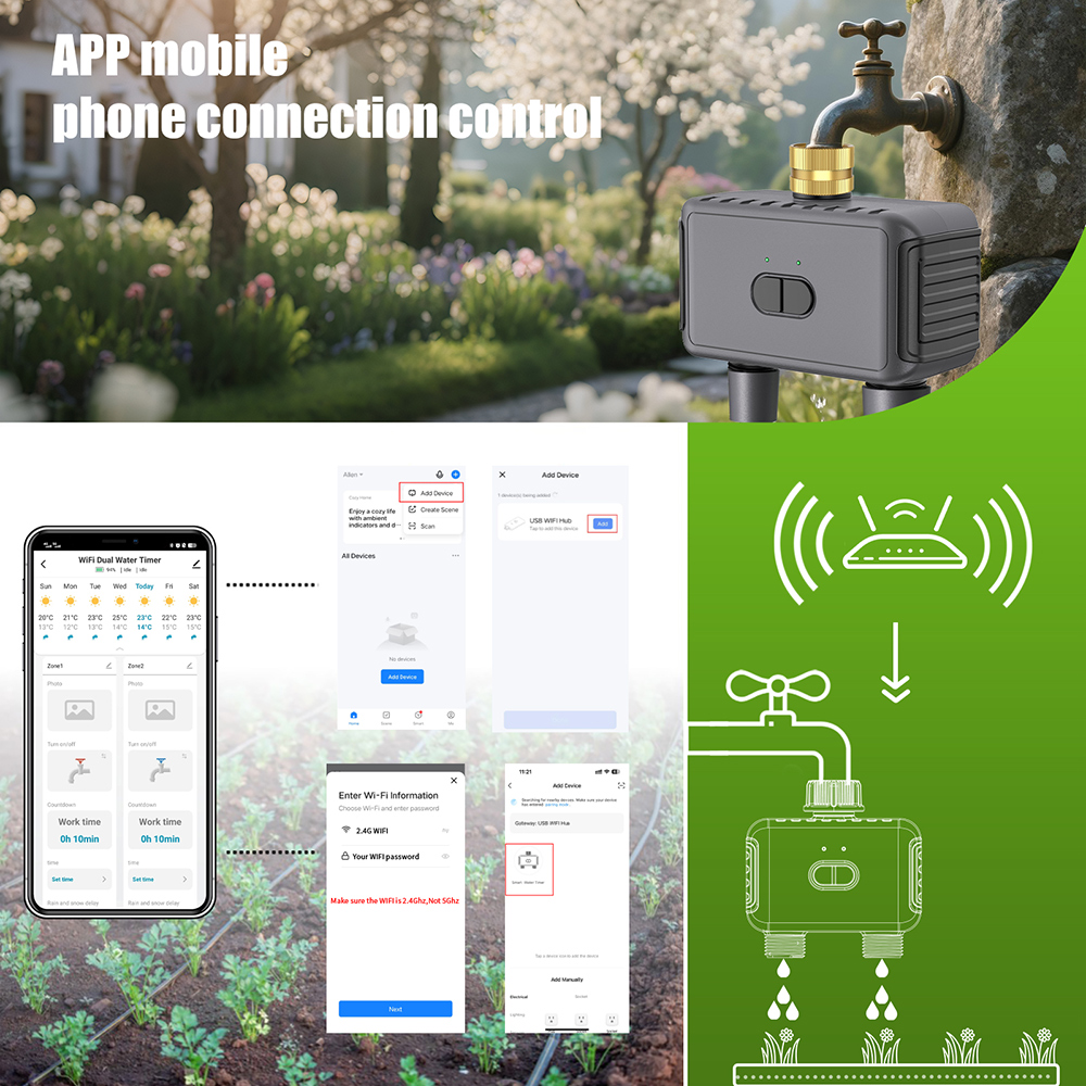 Tuya WiFi Water Timer Smart 2  - Smart Garden Iot recensie en prijs