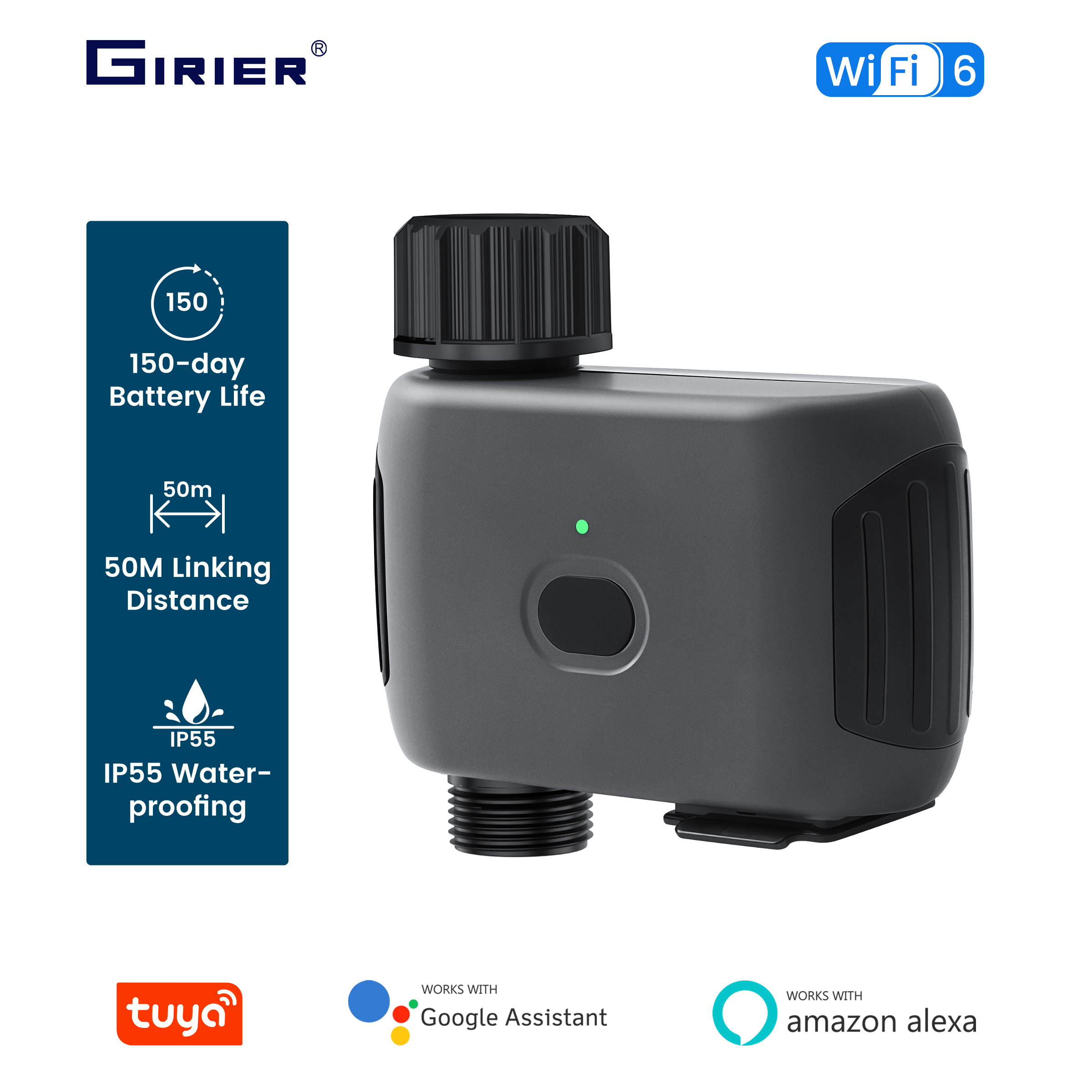 GIRIER Tuya Smart Water Timer  - Smart Garden Water Timer recensie en prijs