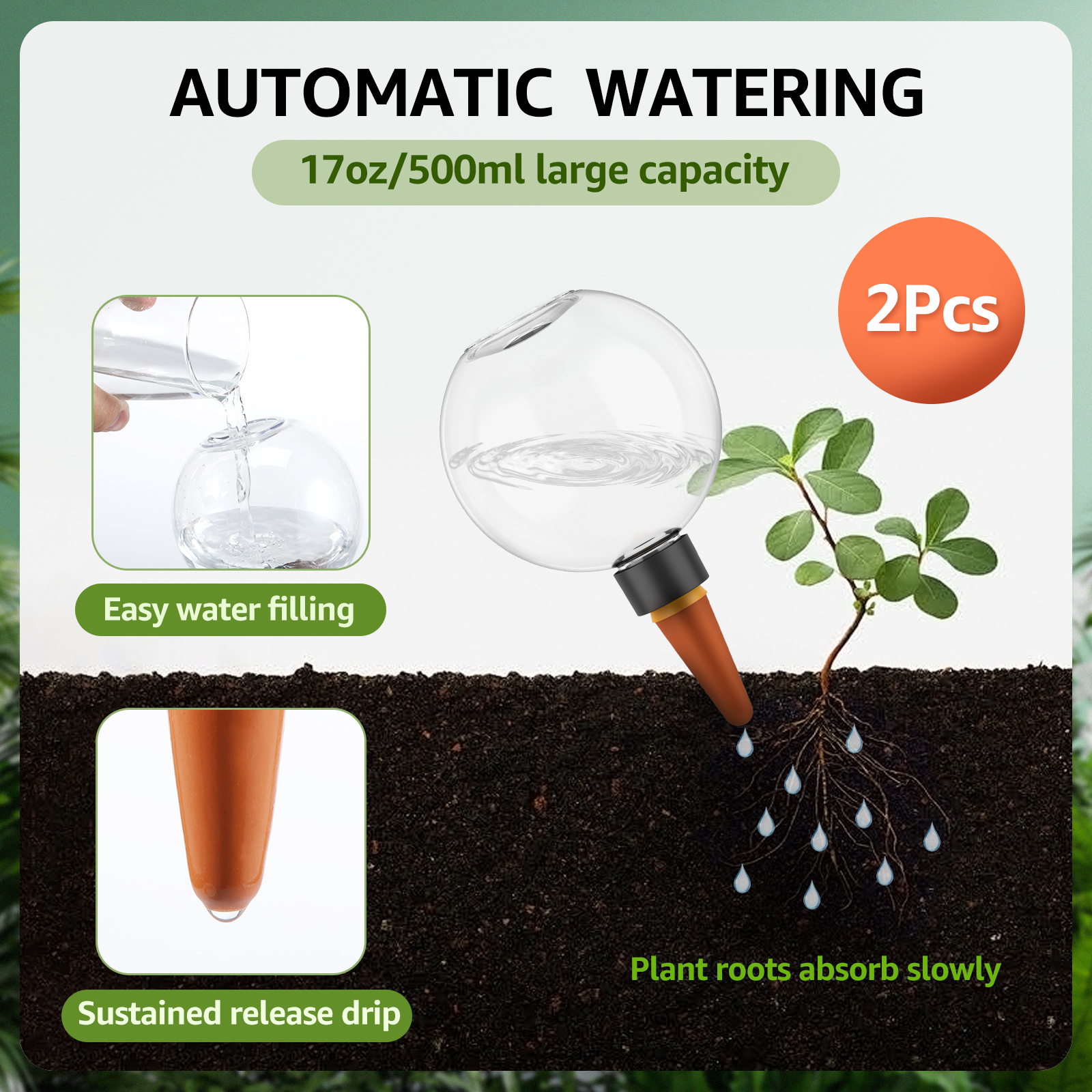 2/4Pcs 500ML Automatic Drip Ir - Smart Garden Project recensie en prijs
