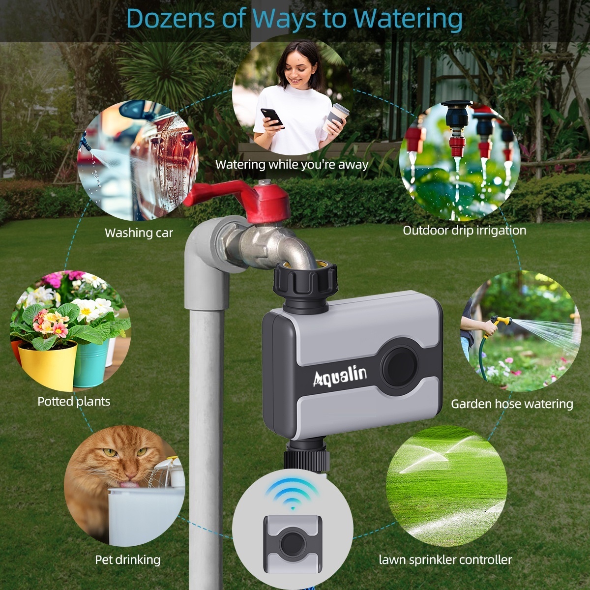 Aqualin WiFi Water Timer Tuya  - Smart Garden Iot recensie en prijs