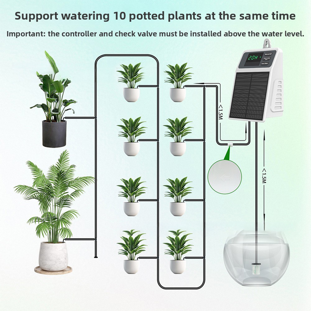 Smart Solar Powered Auto Water - Smart Garden Watering recensie en prijs