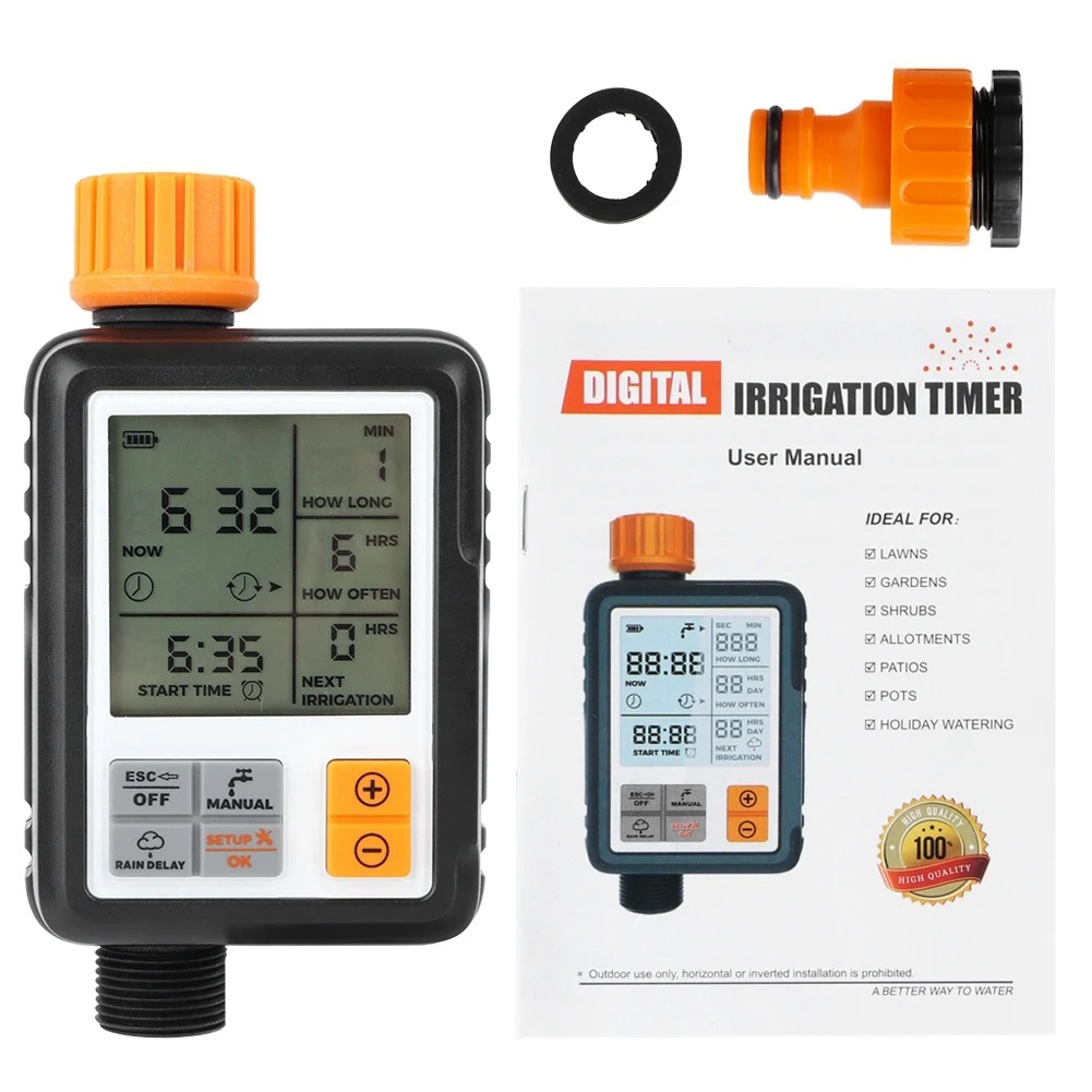Electronic Garden Water Timer, - Smart Garden Water Timer recensie en prijs