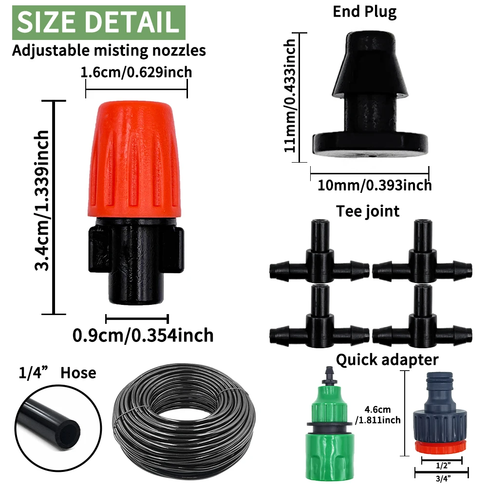 Fog Nozzles Irrigation Kit 5M- - Smart Garden Project recensie en prijs