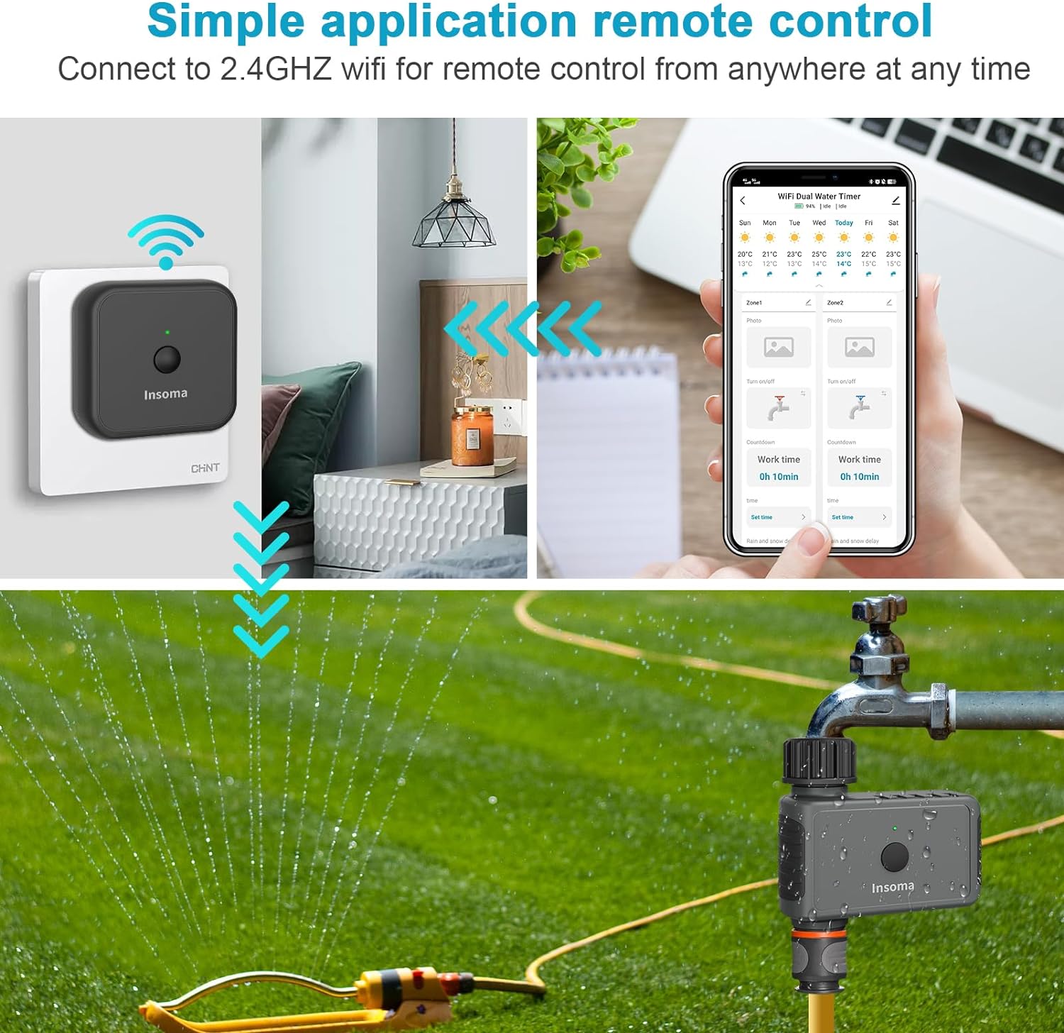 Insoma Wifi Automatic Sprinkle - Smart Garden Iot recensie en prijs