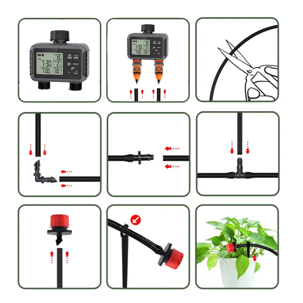 Dual Zone Independent Display  - Smart Garden Water Timer recensie en prijs