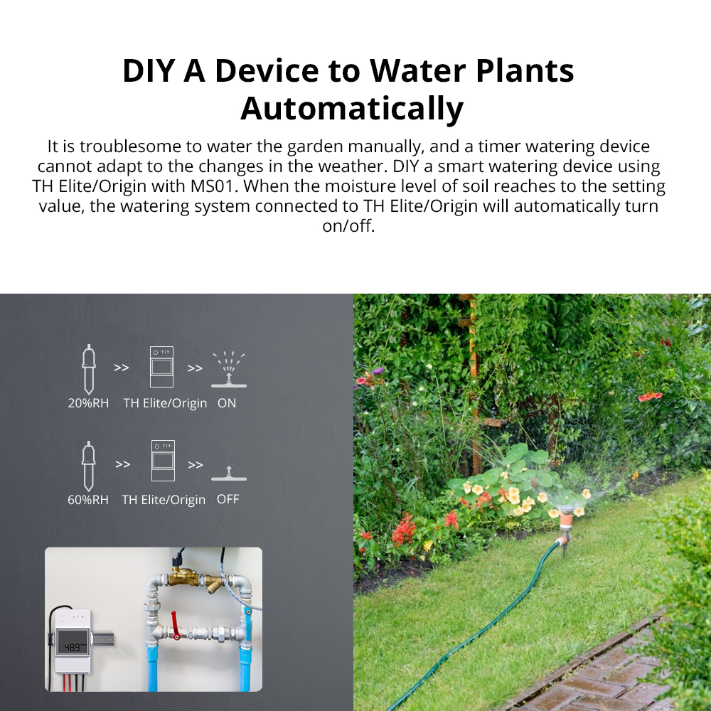 SONOFF MS01 Soil Moisture Sens - Smart Garden Test recensie en prijs