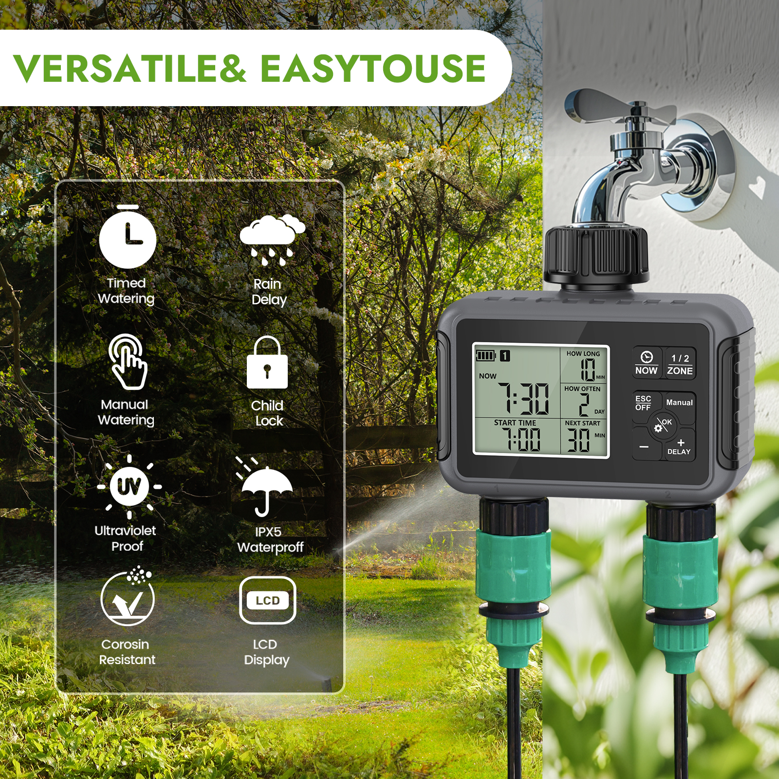 Dual Zone Independent Smart LC - Smart Garden Iot recensie en prijs