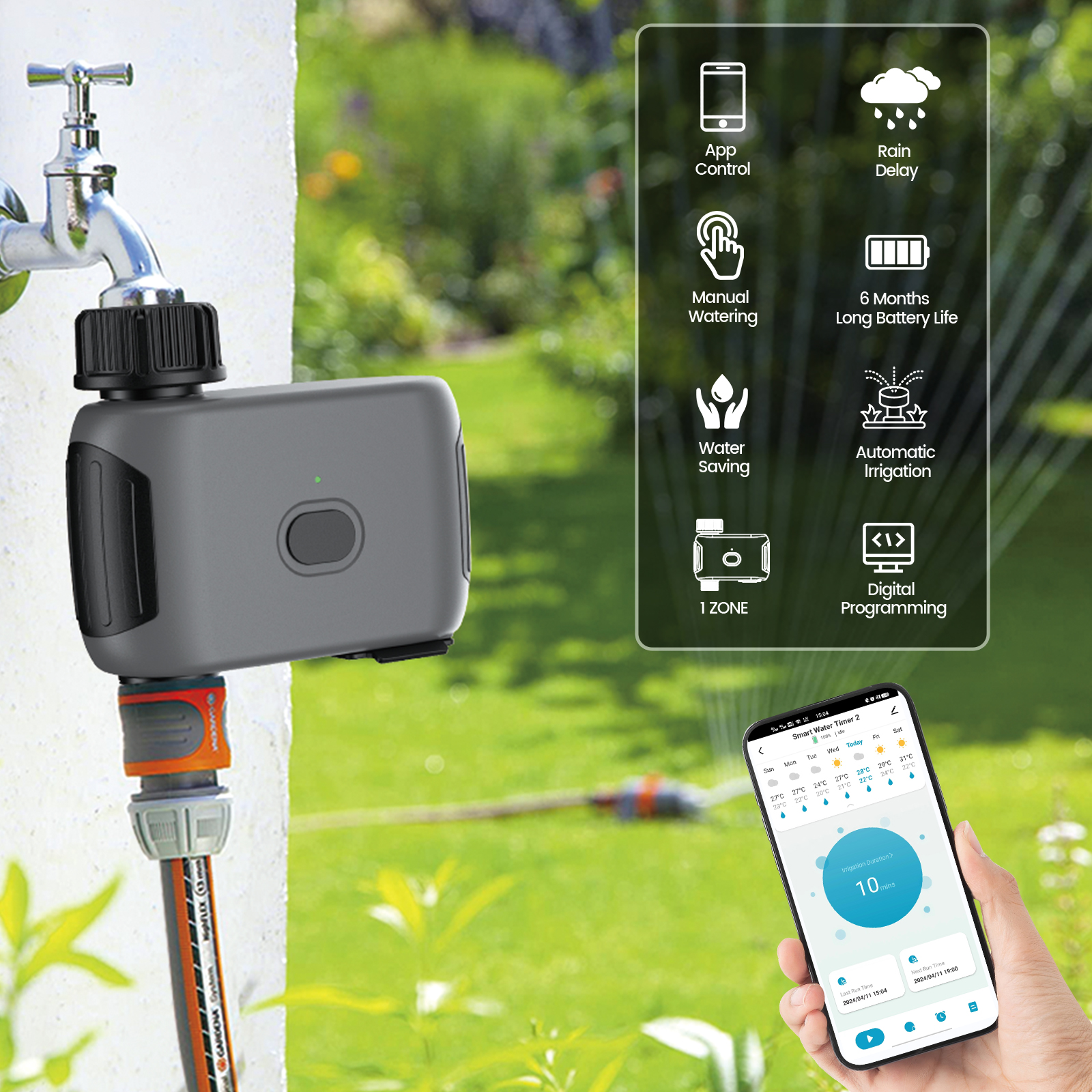 Insoma Wifi Sprinkler Timer Au - Smart Garden Water Timer recensie en prijs