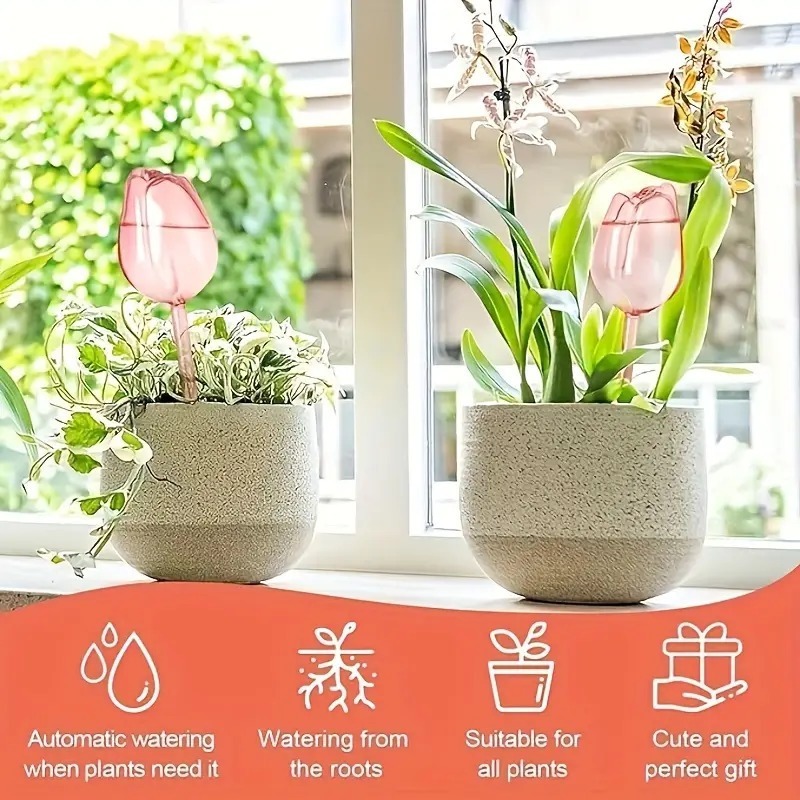 1/8pcs Premium Pink Self Water - Plant Watering Globe recensie en prijs