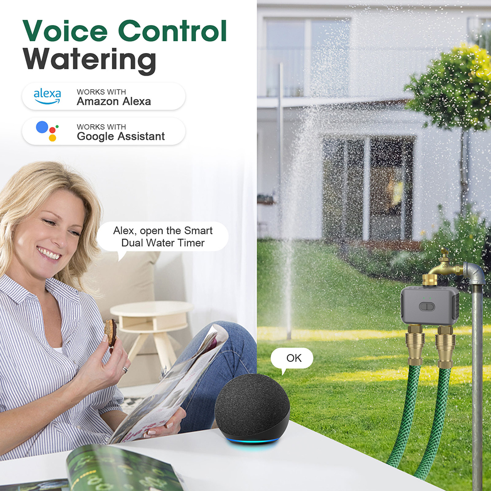 Tuya 2 Zone Watering Timer Gar - Smart Garden Water Timer recensie en prijs
