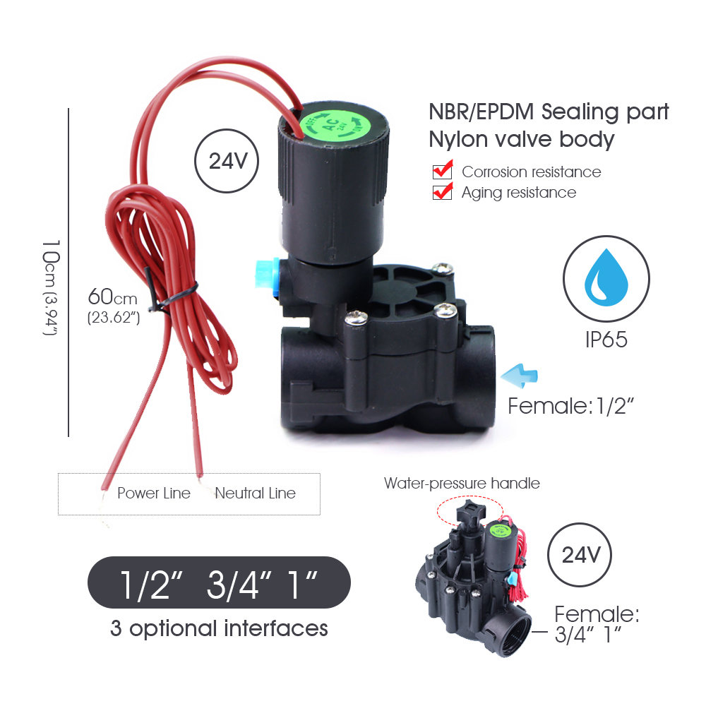 Garden Hose Solenoid Valve Con - Smart Garden Water Timer recensie en prijs